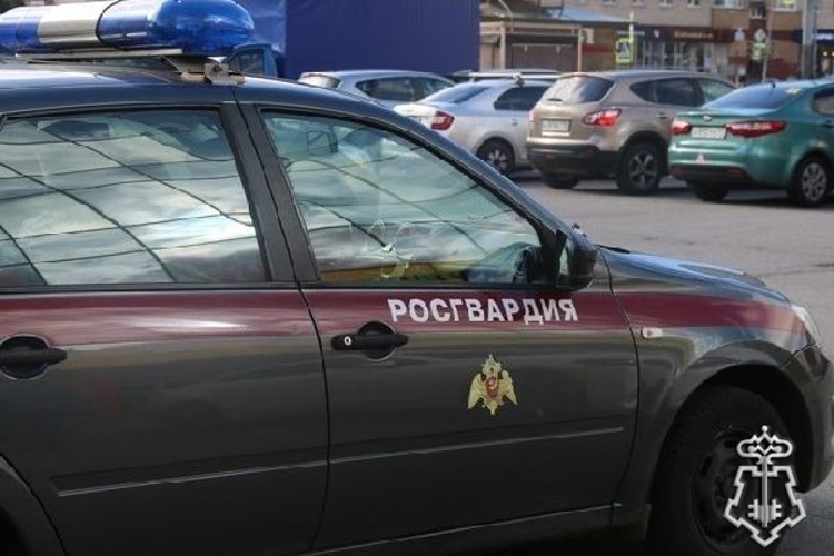 На Васильевском острове сотрудники Росгвардии около отеля задержали хулигана, нанесшего телесные повреждения мужчине 
