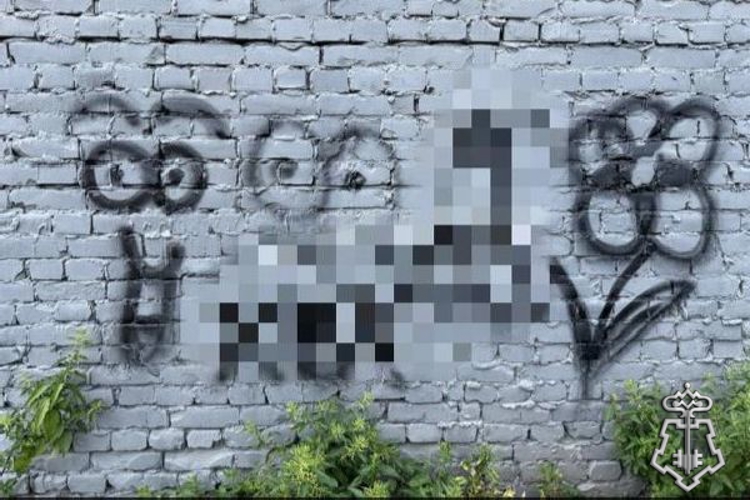 Петербургские росгвардейцы задержали шестерых вандалов, рисовавших краской на стенах зданий в трех районах города