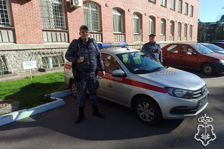 В Ленинградской области росгвардейцы передали наряду ГАИ нетрезвого водителя