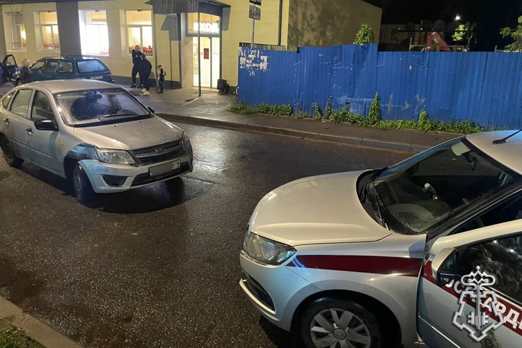 В Курортном районе Петербурга сотрудники Росгвардии задержали нетрезвого водителя, скрывшегося с места ДТП