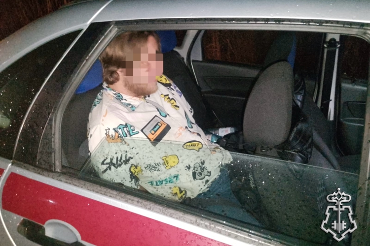 В Ломоносове сотрудники вневедомственной охраны Росгвардии задержали правонарушителя, пытавшегося поджечь тепловоз
