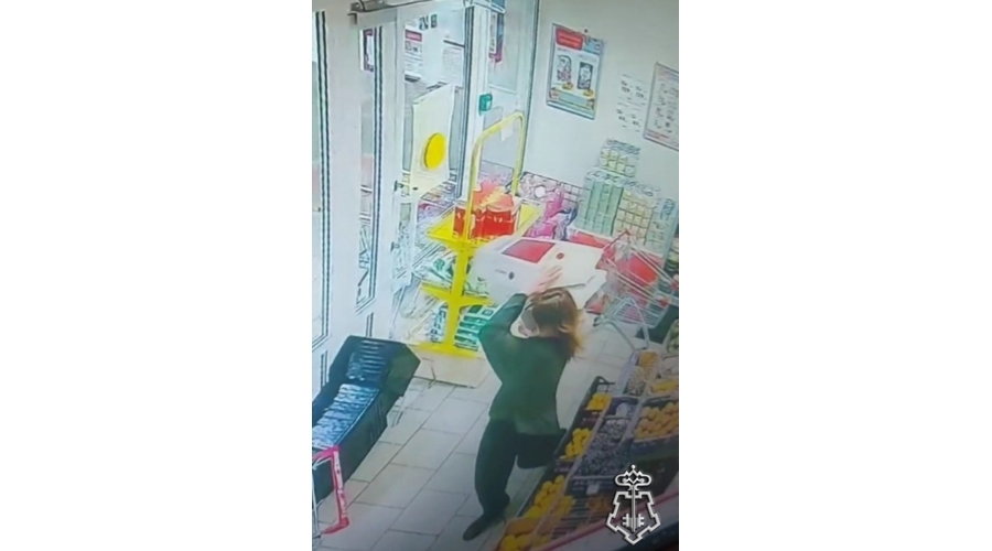 В Санкт-Петербурге сотрудники Росгвардии задержали правонарушительницу, устроившую погром в супермаркете