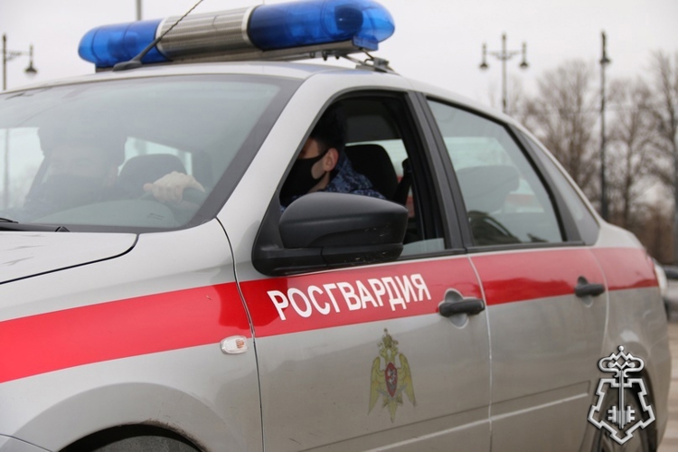 В Петербурге сотрудники Росгвардии задержали посетителя ресторана, не оплатившего счет и вступившего в конфликт с персоналом заведения