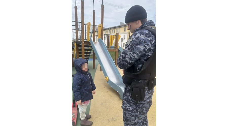 В одном из поселков Ленобласти росгвардейцы обнаружили малолетних сестер, которые гуляли одни и не могли самостоятельно вернуться домой