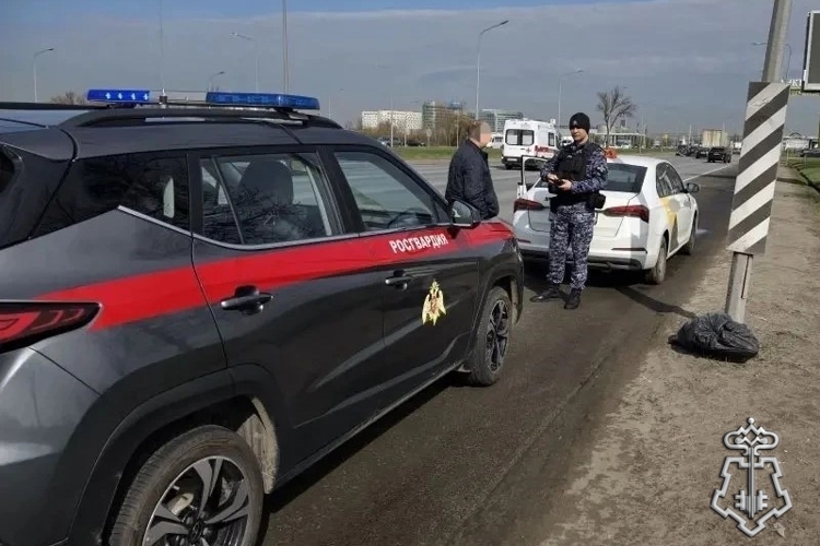 Петербургские росгвардейцы обнаружили объявленный в розыск автомобиль и задержали водителя, подозреваемого в краже