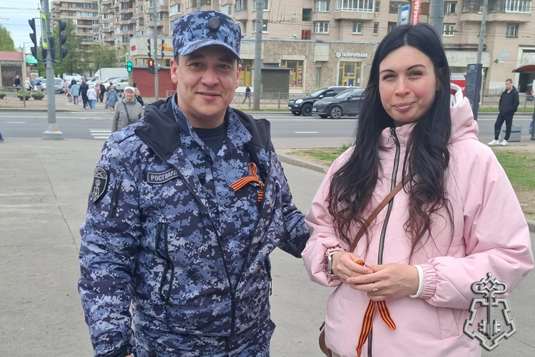 Сотрудники Росгвардии Красносельского района Санкт-Петербурга присоединились к мероприятиям, посвященным Дню Победы