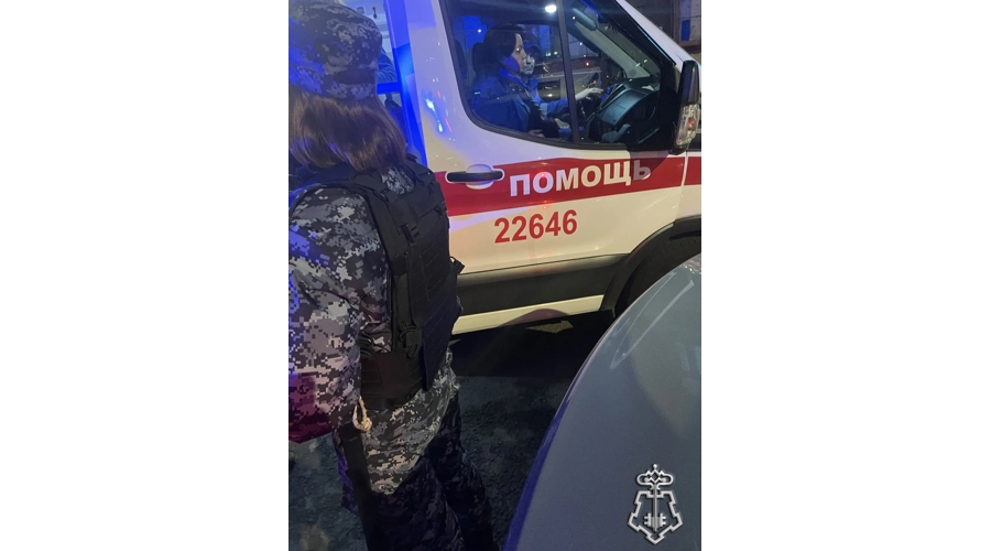 В центре Санкт-Петербурга сотрудники Росгвардии задержали участника уличной драки, укусившего своего оппонента за ухо