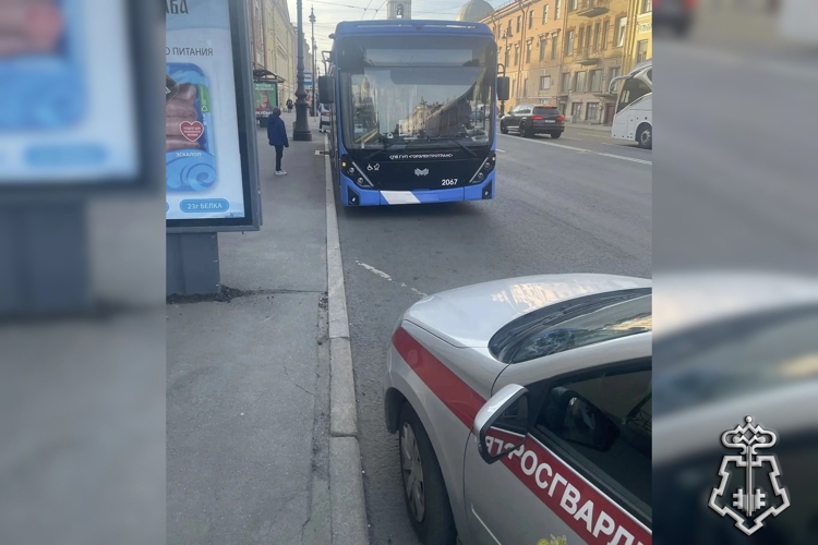 В Санкт-Петербурге сотрудники Росгвардии задержали правонарушителя, который нанес побои женщине-кондуктору (ВИДЕО)