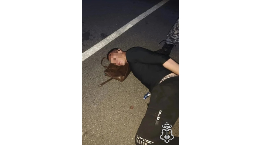 В Санкт-Петербурге на автобусном кольце наряд Росгвардии задержал дебошира, имевшего при себе травматический пистолет