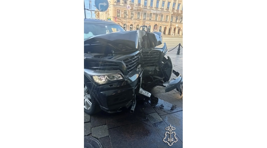 В центре Петербурга росгвардейцы задержали нетрезвого гражданина, въехавшего в дом 