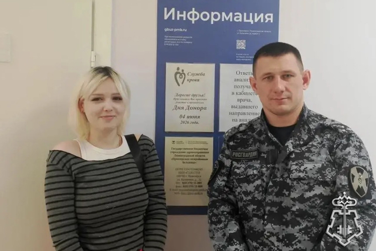 В преддверии Всемирного дня донора петербургские росгвардейцы добровольно сдали кровь для пациентов городских больниц 