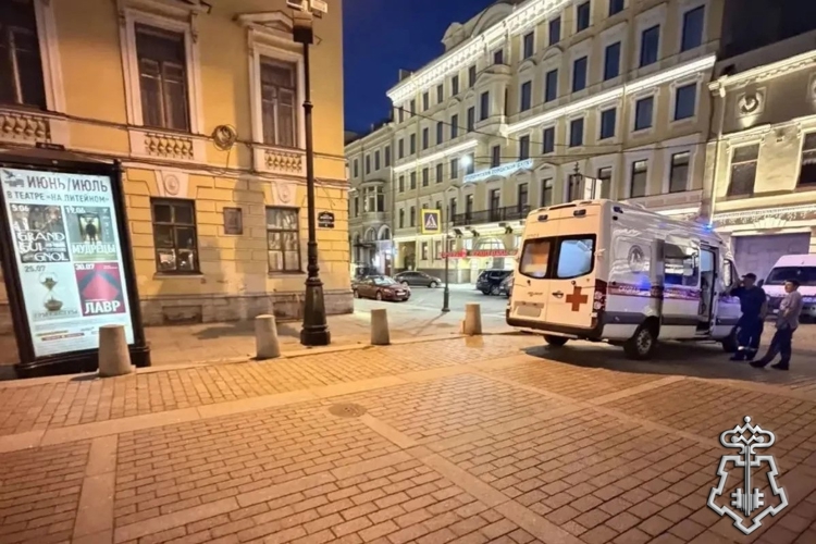 В центре Петербурга наряд Росгвардии задержал правонарушительницу, ударившую бутылкой по голове фельдшера скорой помощи