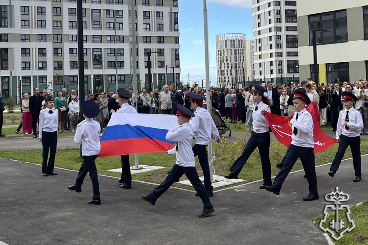 В новом корпусе школы № 708 на Васильевском острове открыт кадетский класс Росгвардии