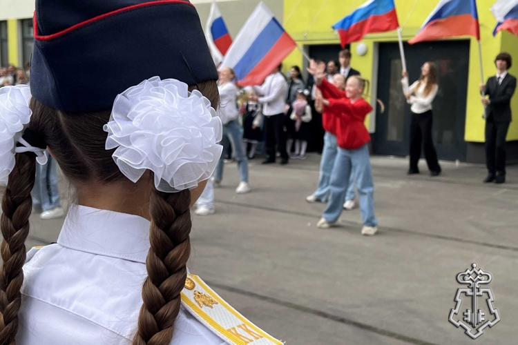 В новом корпусе школы № 708 на Васильевском острове открыт кадетский класс Росгвардии