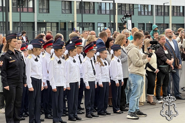 В новом корпусе школы № 708 на Васильевском острове открыт кадетский класс Росгвардии