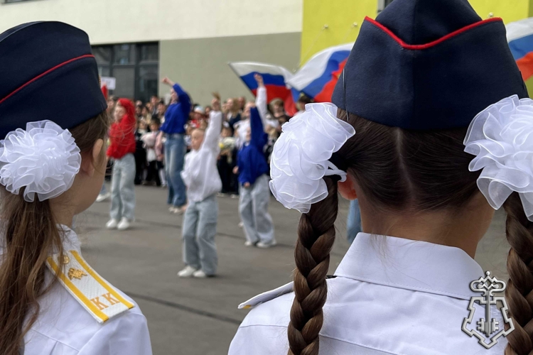 В новом корпусе школы № 708 на Васильевском острове открыт кадетский класс Росгвардии