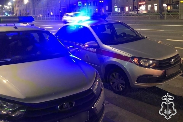 На Васильевском острове сотрудники Росгвардии задержали гражданку, распылившую перцовый газ в лицо мужчине после несостоявшегося дорогостоящего ужина